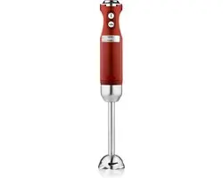 Westinghouse Retro 3-delige Set - Waterkoker 1,7L + Broodrooster 4 Sneden + Staafmixer - Rood