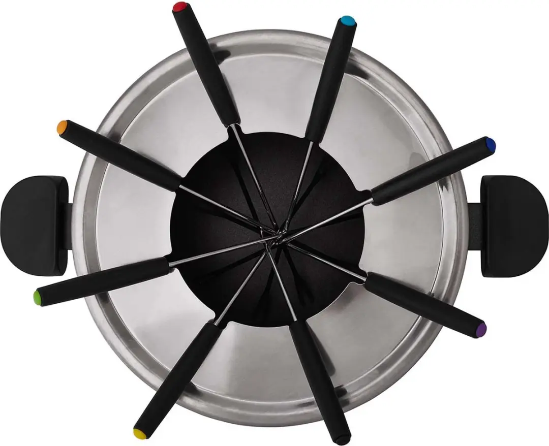 Cloer 6679 Elektrische Fondueset - 1000W - 6 Personen - Zwart