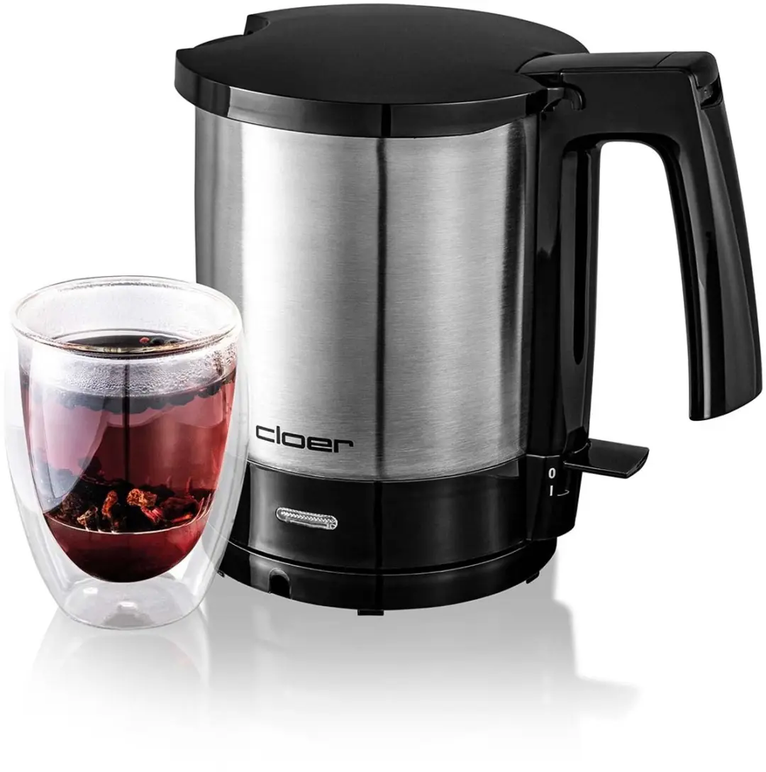 Cloer 4700 Waterkoker 1.5L - 1800W - Zilver