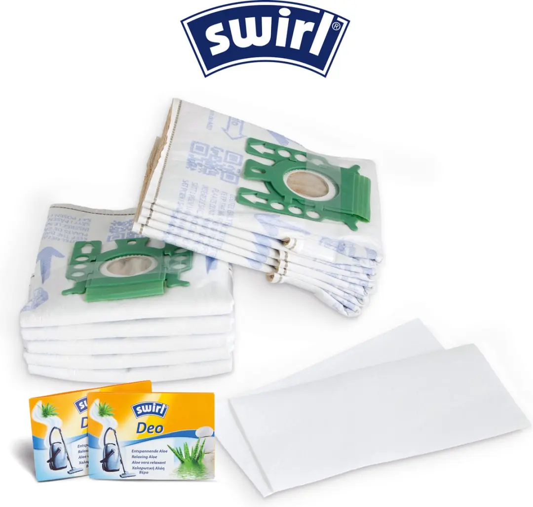 Swirl Stofzuigerzak M50 6783227 - 10 Stuks + 2 Filters + 2 Deo - o.a. Miele