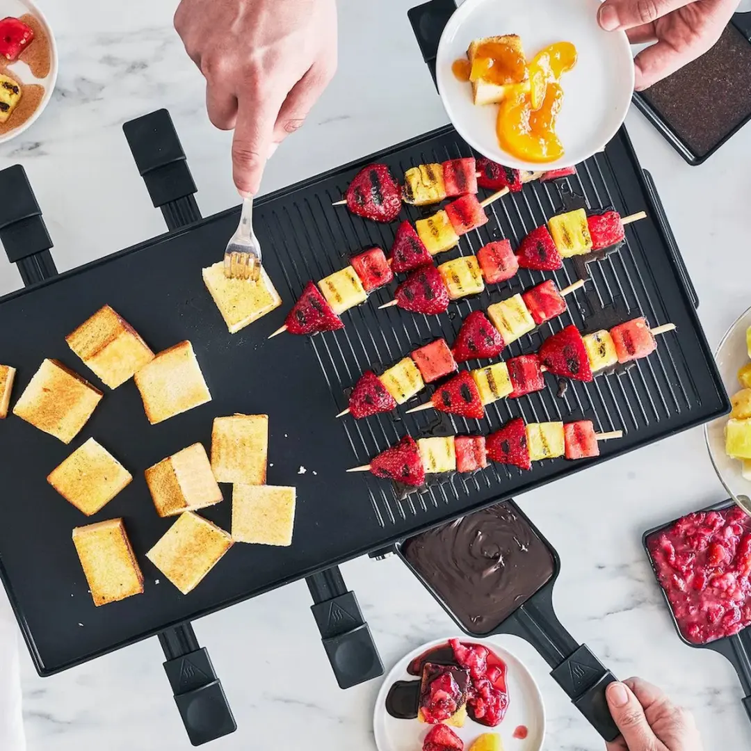 GreenPan Chef's Collection Gourmet Raclette 1700W - 8 Personen - Zwart