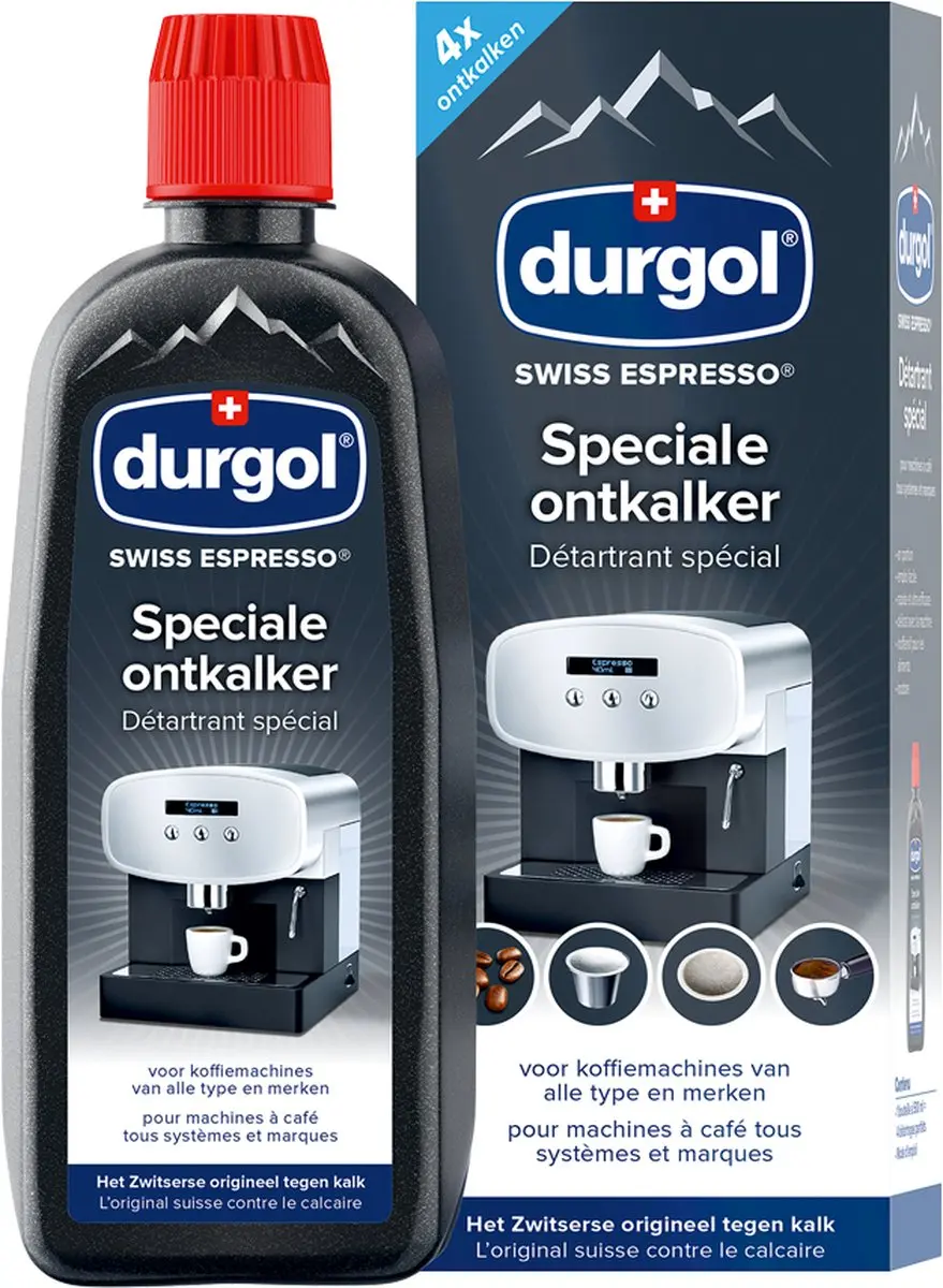 Durgol Swiss Espresso Ontkalker 500ml - 3 Stuks - o.a. Nespresso/Dolce Gusto