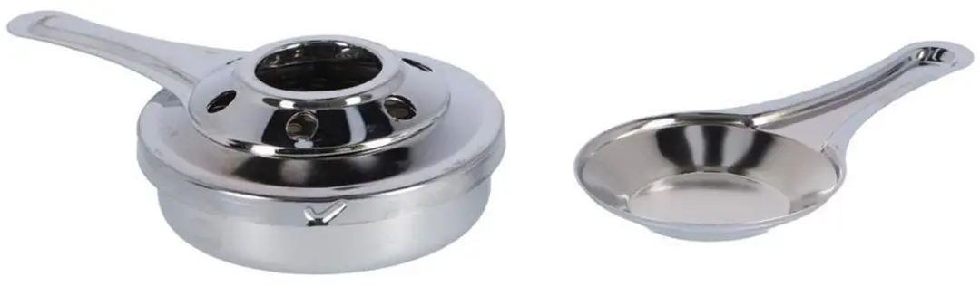 Metaltex Fonduebrander RVS 16cm - Zilver - afbeelding 6 van 6