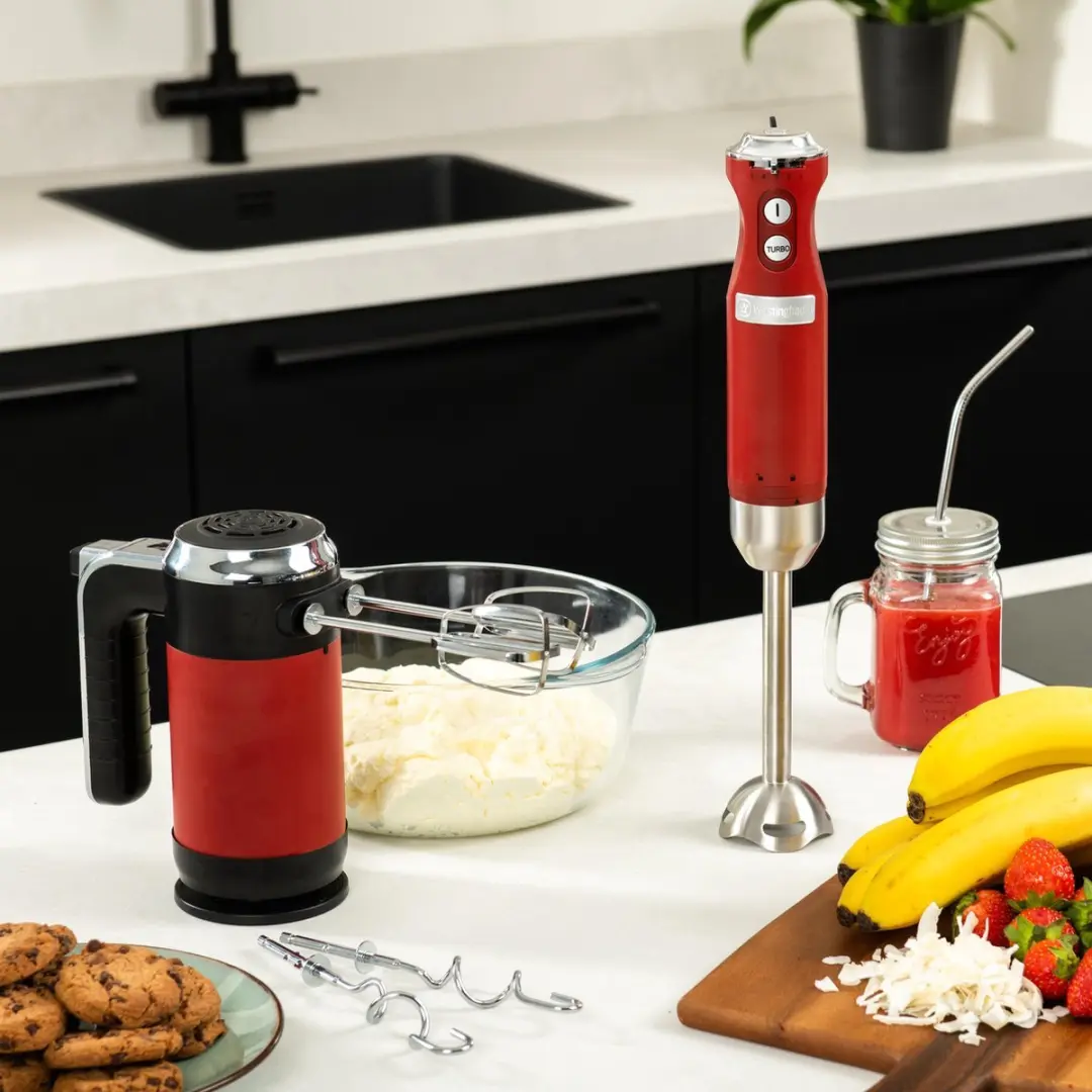 Westinghouse Retro 6-delige Keukenbundel - 2200W - Rood