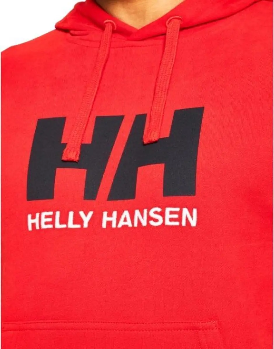 Helly Hansen Logo Hoodie 33977-222 - Rood - XL