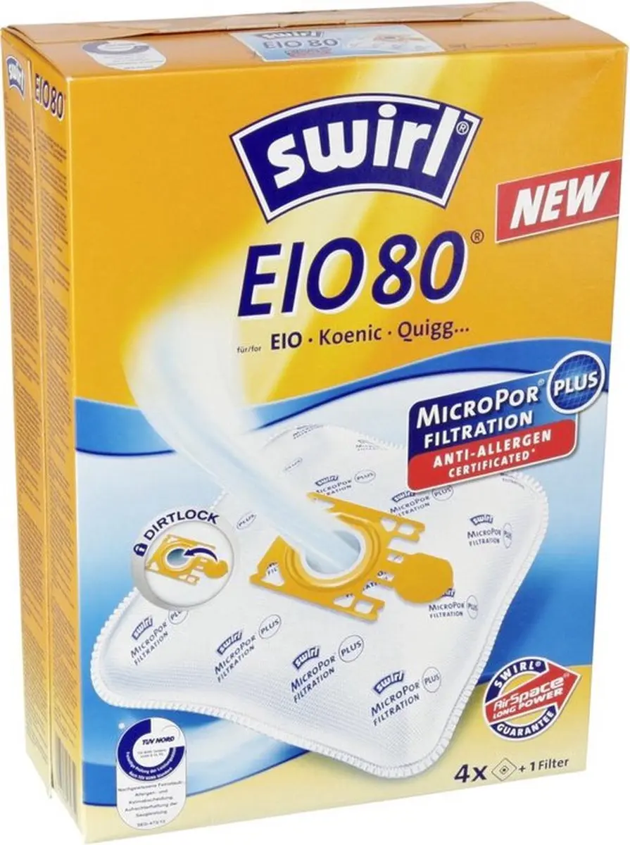Swirl EIO 80 MP Plus AirSpace Stofzuigerzakken