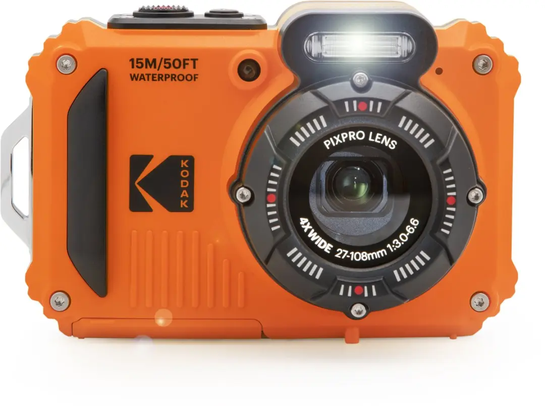 Kodak Pixpro WPZ2 WPZ2OG Compactcamera - 16MP - Waterdicht 15m - 4x Zoom - Oranje