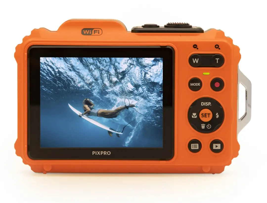 Kodak Pixpro WPZ2 WPZ2OG Compactcamera - 16MP - Waterdicht 15m - 4x Zoom - Oranje - afbeelding 6 van 6