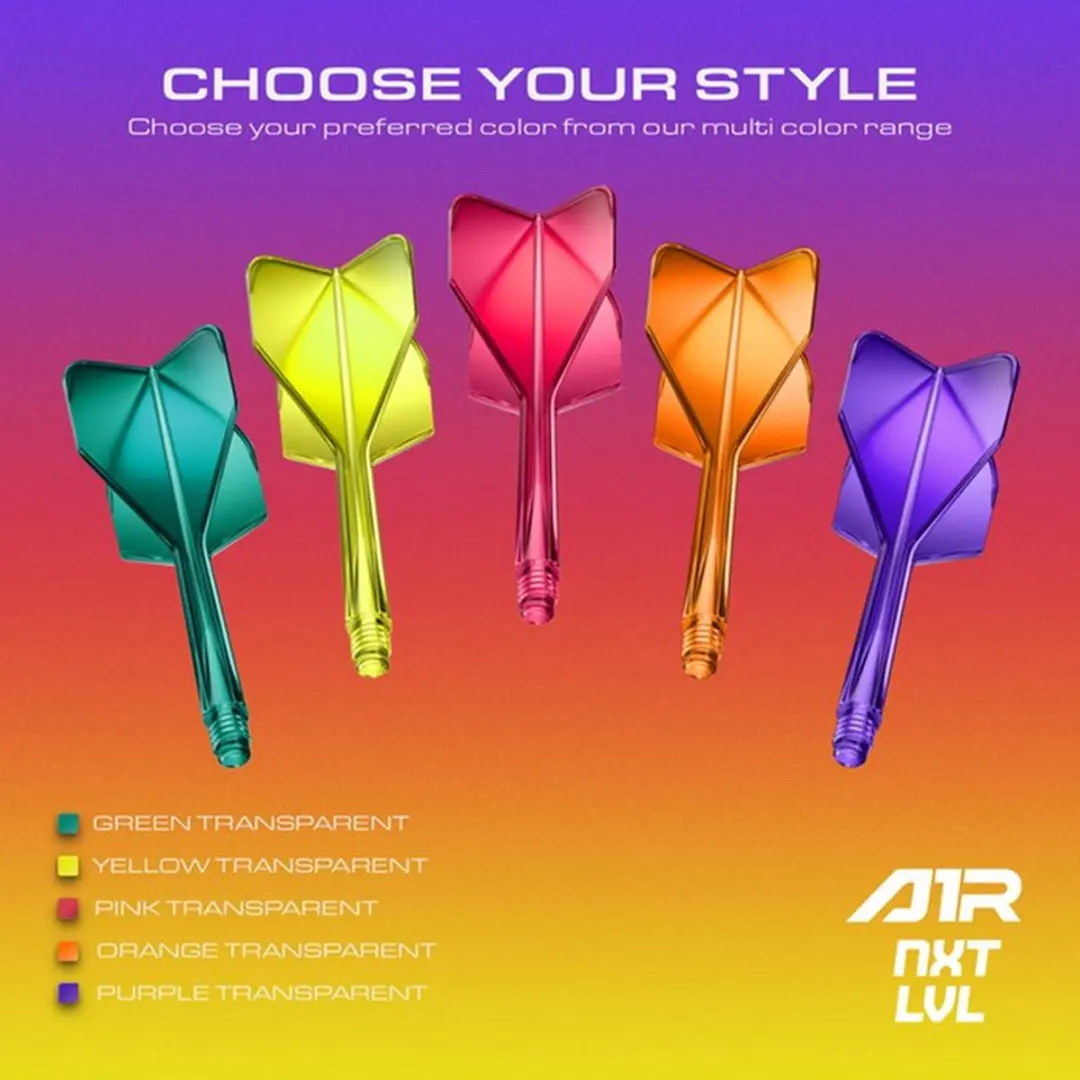 goat Air Neon Pink NO6 Dart Flights & Shafts - 3 Sets - 9 Stuks