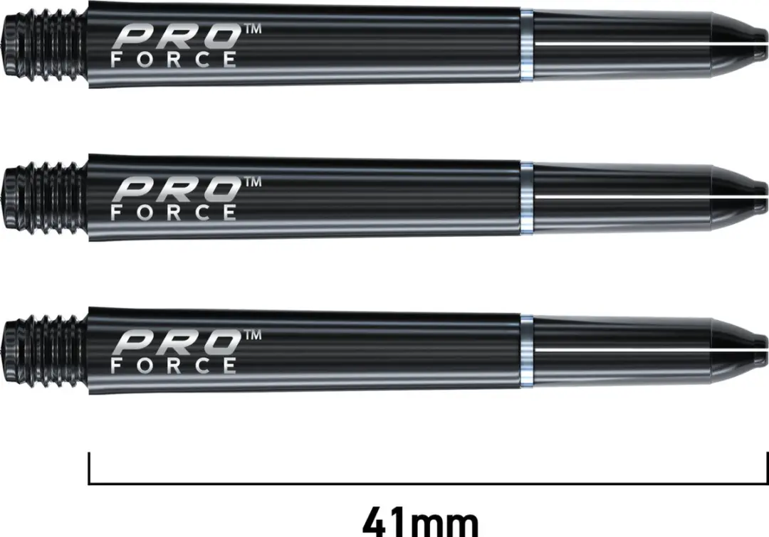 Winmau Pro Force Dartschachten 7011-201 - 3 Stuks - Zwart