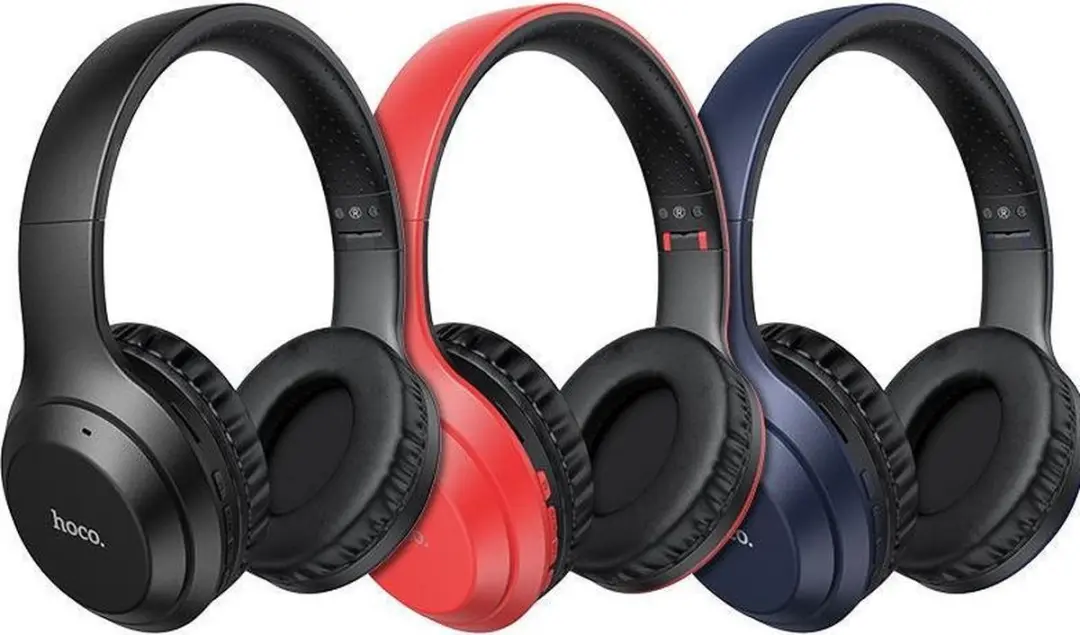 Hoco W30 Draadloze On-Ear Koptelefoon - Blauw