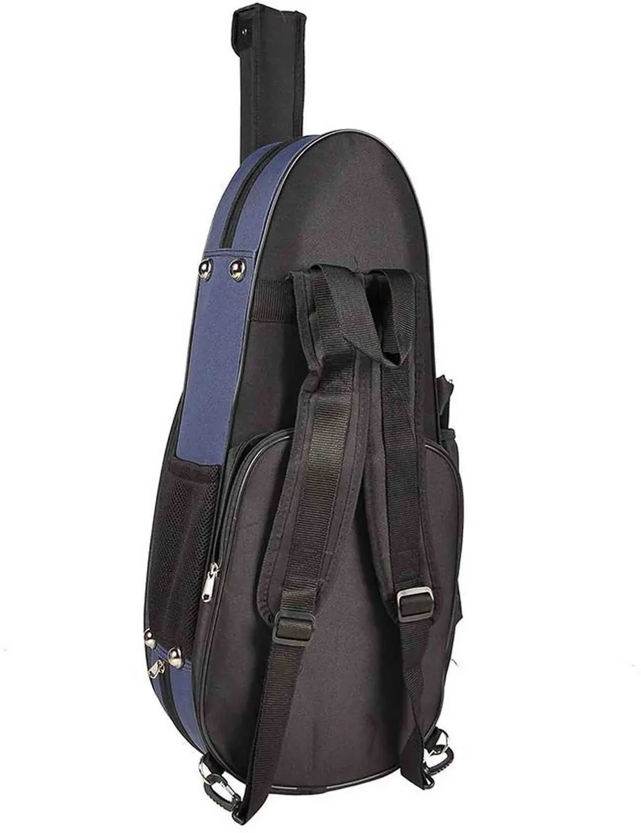 Leonardo VC-1744-BU Travel Series Vioolkoffer 4/4 - Blauw