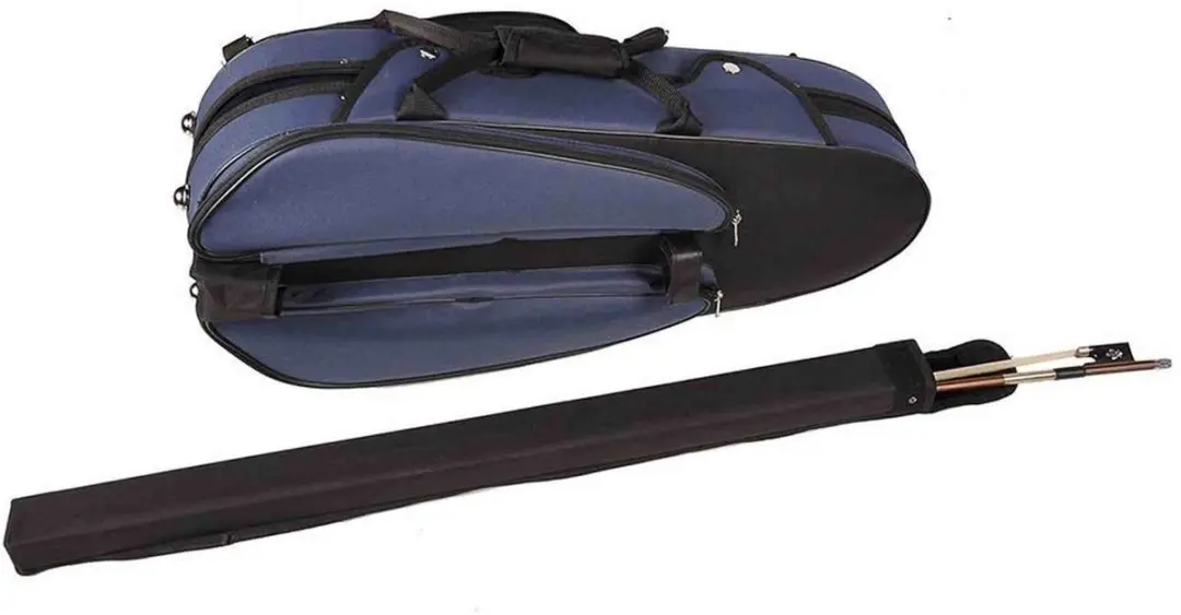 Leonardo VC-1744-BU Travel Series Vioolkoffer 4/4 - Blauw
