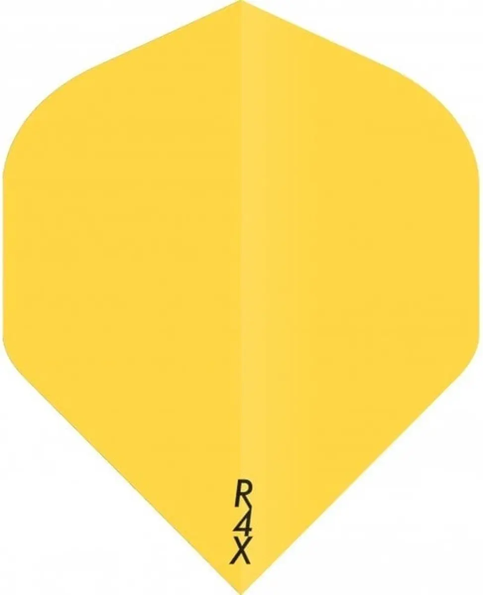Ruthless R4X Solid Yellow Dart Flights F3435 - 3 Stuks