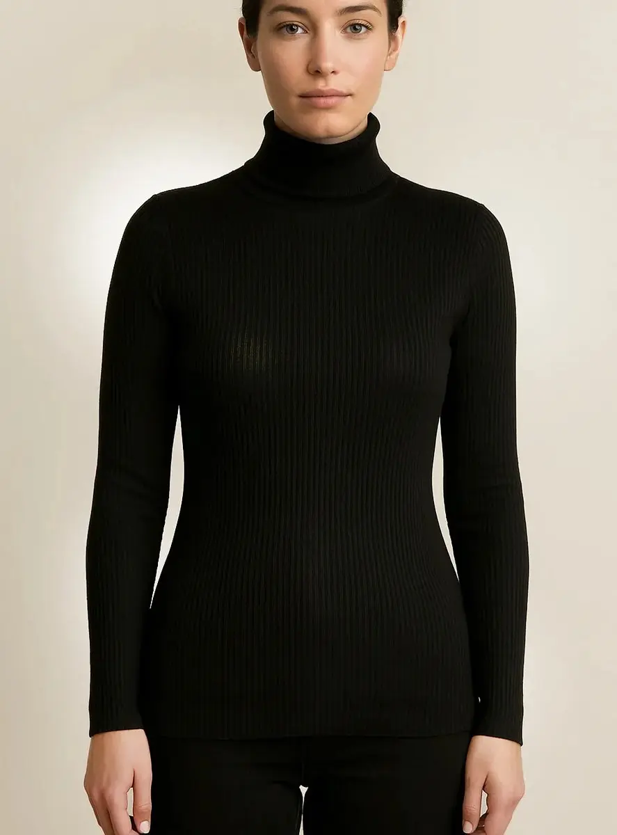 Ten Cate Thermo Col Rib Shirt Dames - XL - Snow White