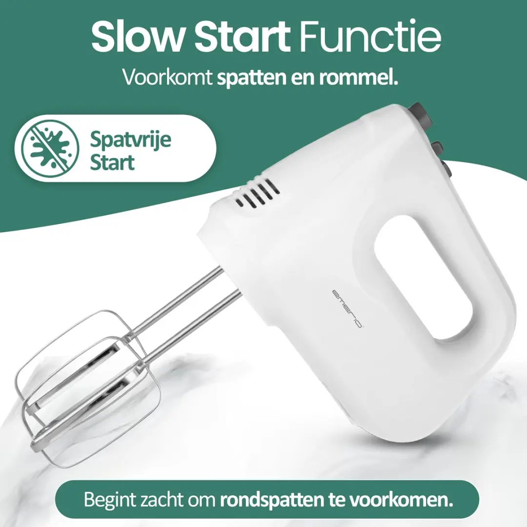 Emerio HM-124178 Handmixer 250W - Wit - afbeelding 6 van 6