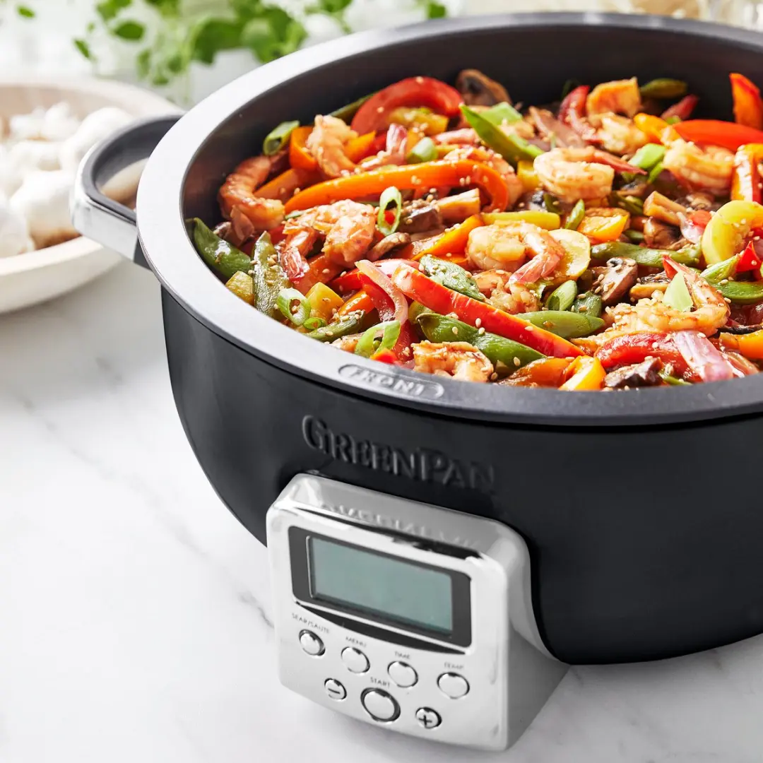 GreenPan Elite Omnicooker CC005287-001 - 5.6L - 2200W - Zwart