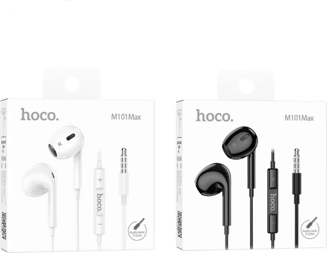 Hoco Oortjes met Draad 3,5mm Jack - Wit