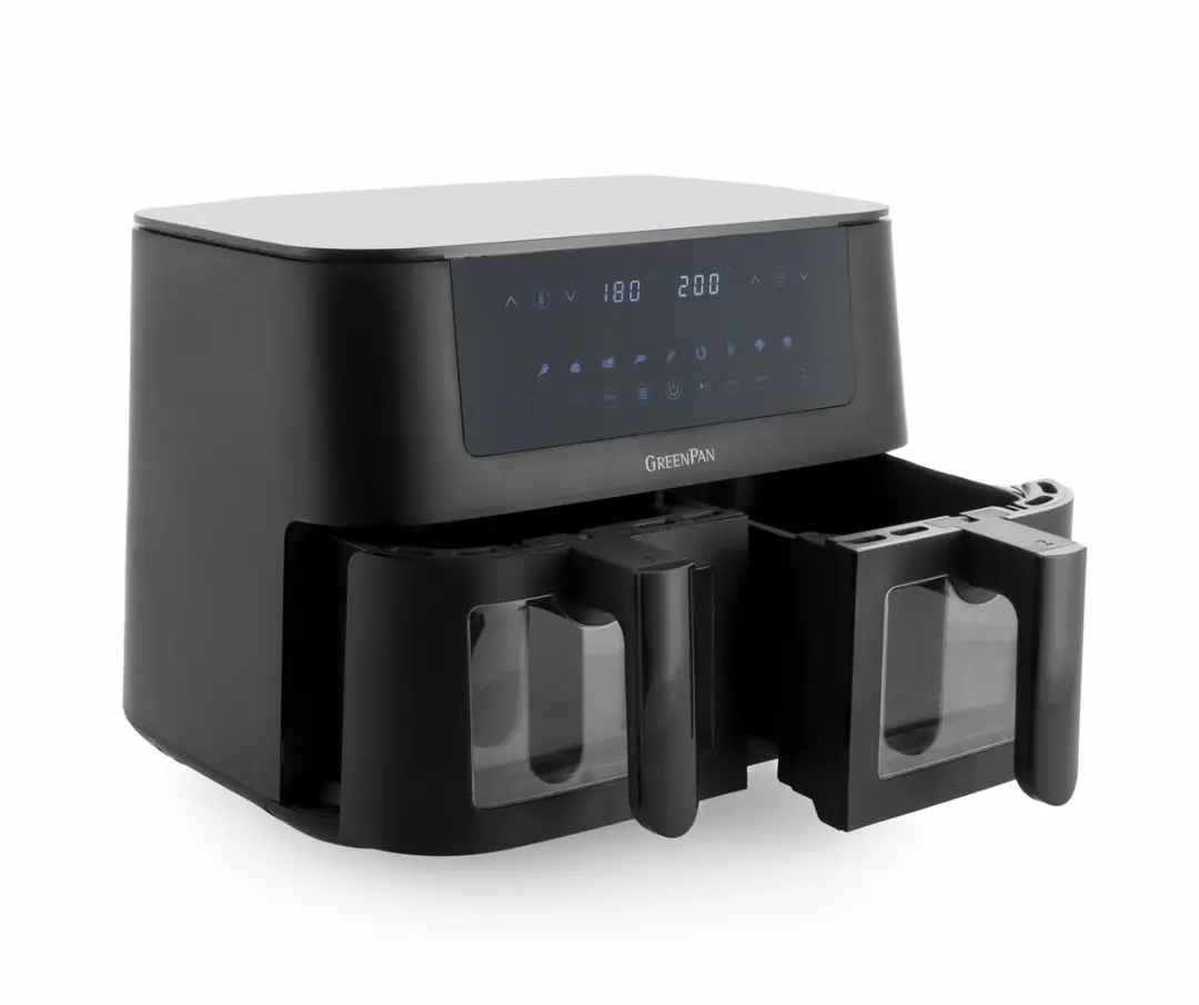 GreenPan Bistro Dubbele Airfryer 4L+4L