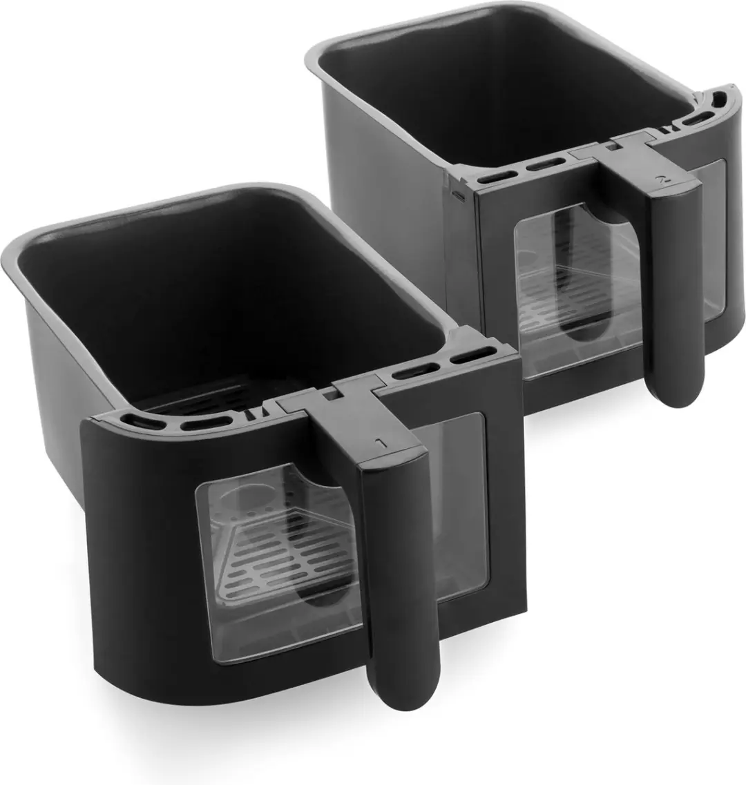 GreenPan Bistro Dubbele Airfryer 4L+4L - 8 Programma's - 3000W - Zwart - afbeelding 6 van 6