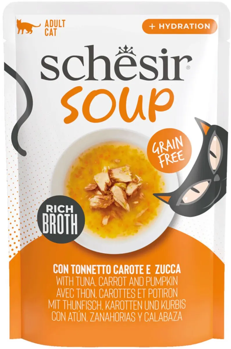 Schesir Complementary Nat Tonijn & Pompoen Kattenvoer
