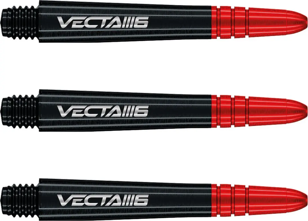 Winmau Vecta Blade 6 Dart Shafts 3 Stuks - Zwart