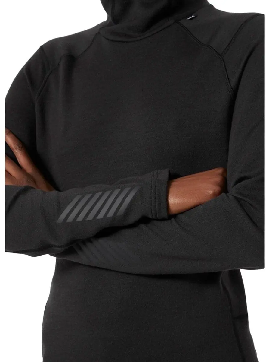 Helly Hansen Lifa Merino Midweight Basislaag - XS - Zwart