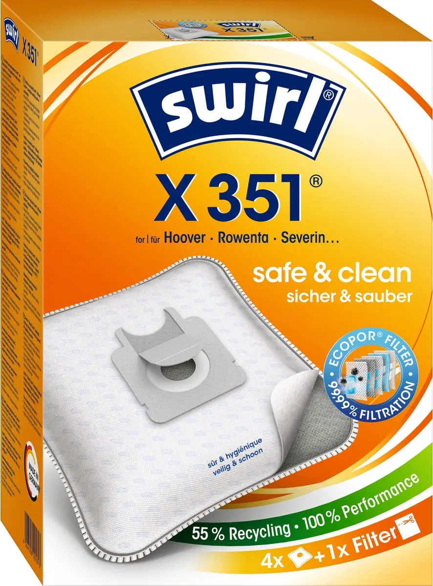 Swirl Stofzuigerzakken X351