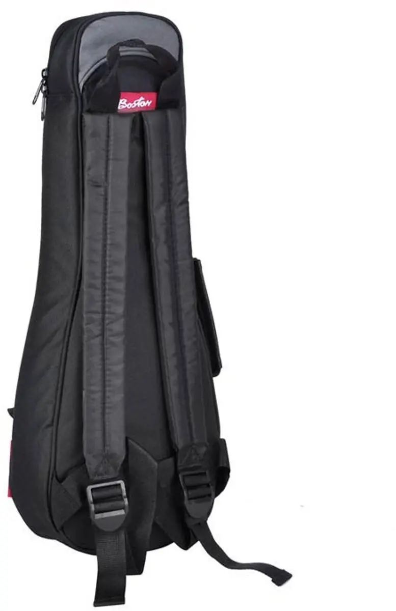Boston UKS-25-BG Super Packer Gigbag Sopraan Ukelele - 25mm Voering - Zwart/Grijs
