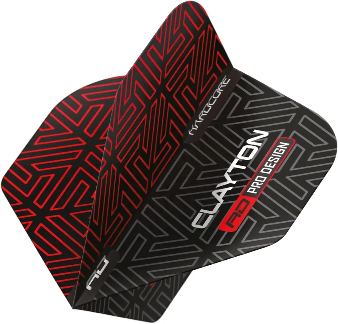 Red Dragon Jonny Clayton Hardcore Dart Flights - TF6820 - 3 Stuks