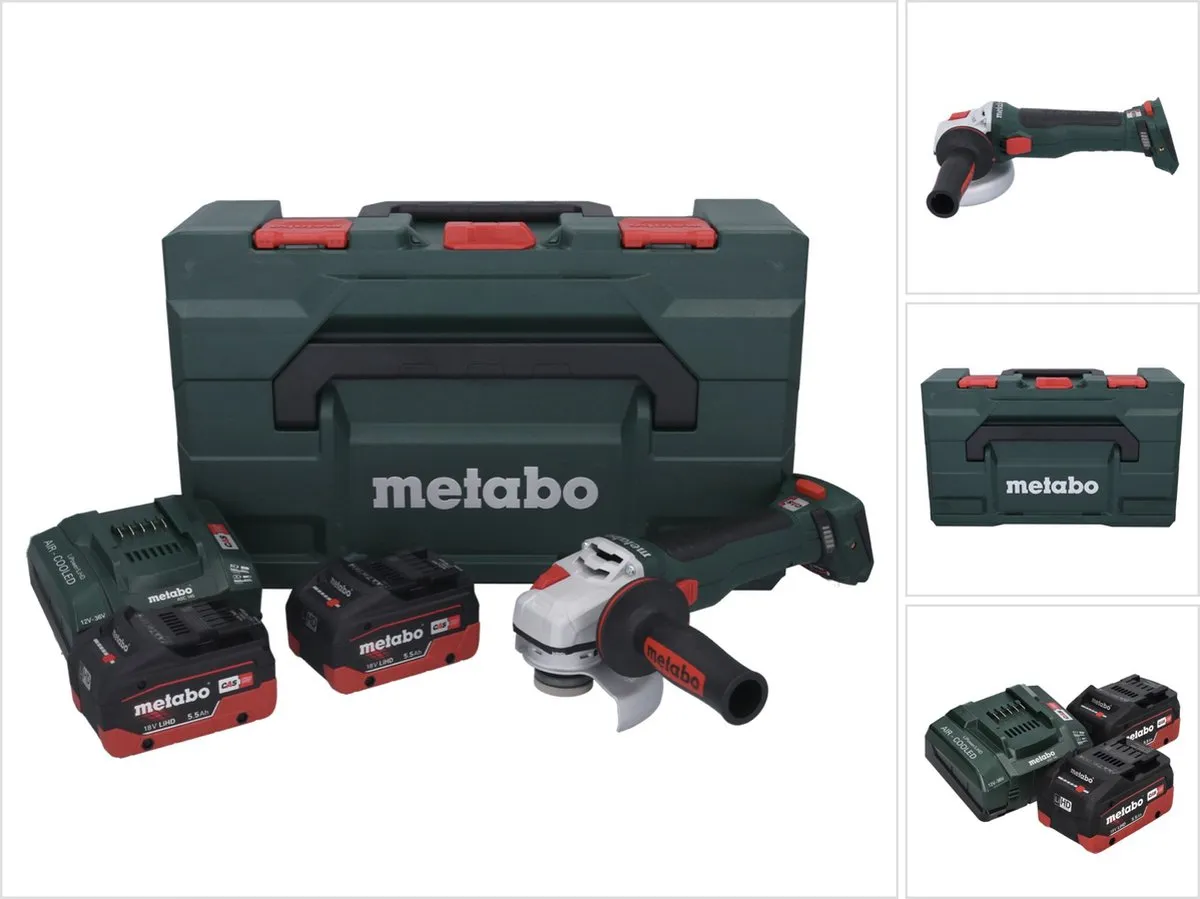 Metabo WB 18 LT BL Haakse Accuslijper 125mm - 18V