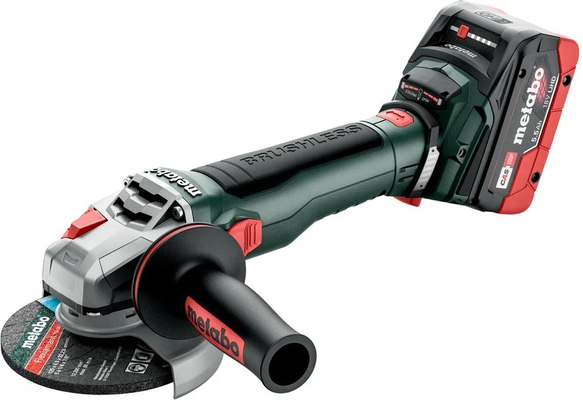 Metabo WB 18 LT BL Haakse Accuslijper 125mm