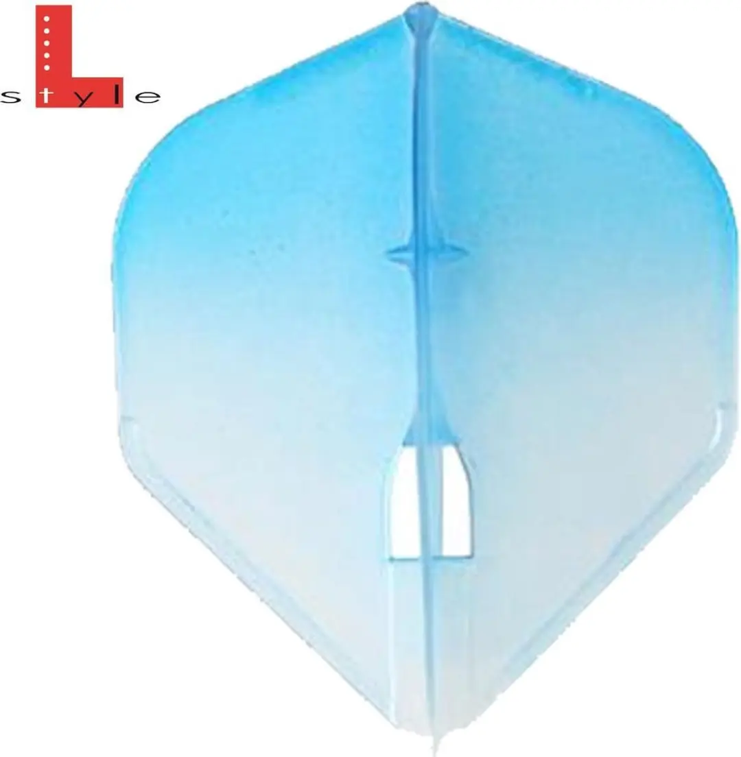 L-Style Champagne L3 Shape 2-Tone Dart Flights - Blauw - 3 Stuks