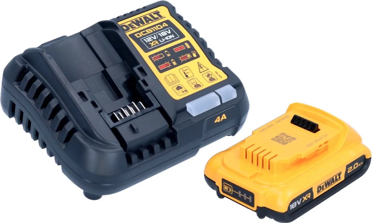 DeWalt DCB 1104 Accustarterset 18V - 2.0Ah