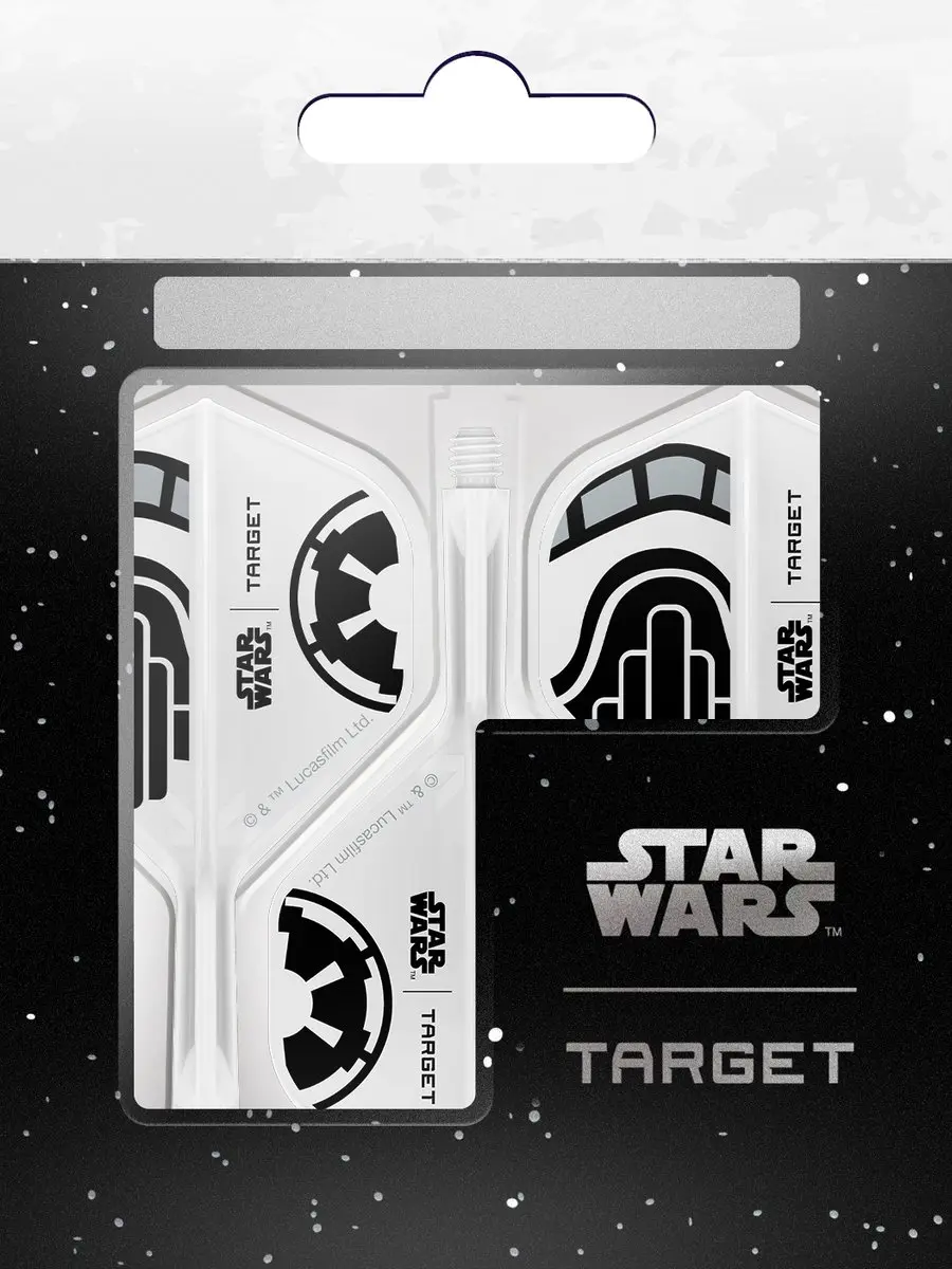 Target Star Wars K-Flex Stormtrooper NO2 Dart Flights 3 Stuks
