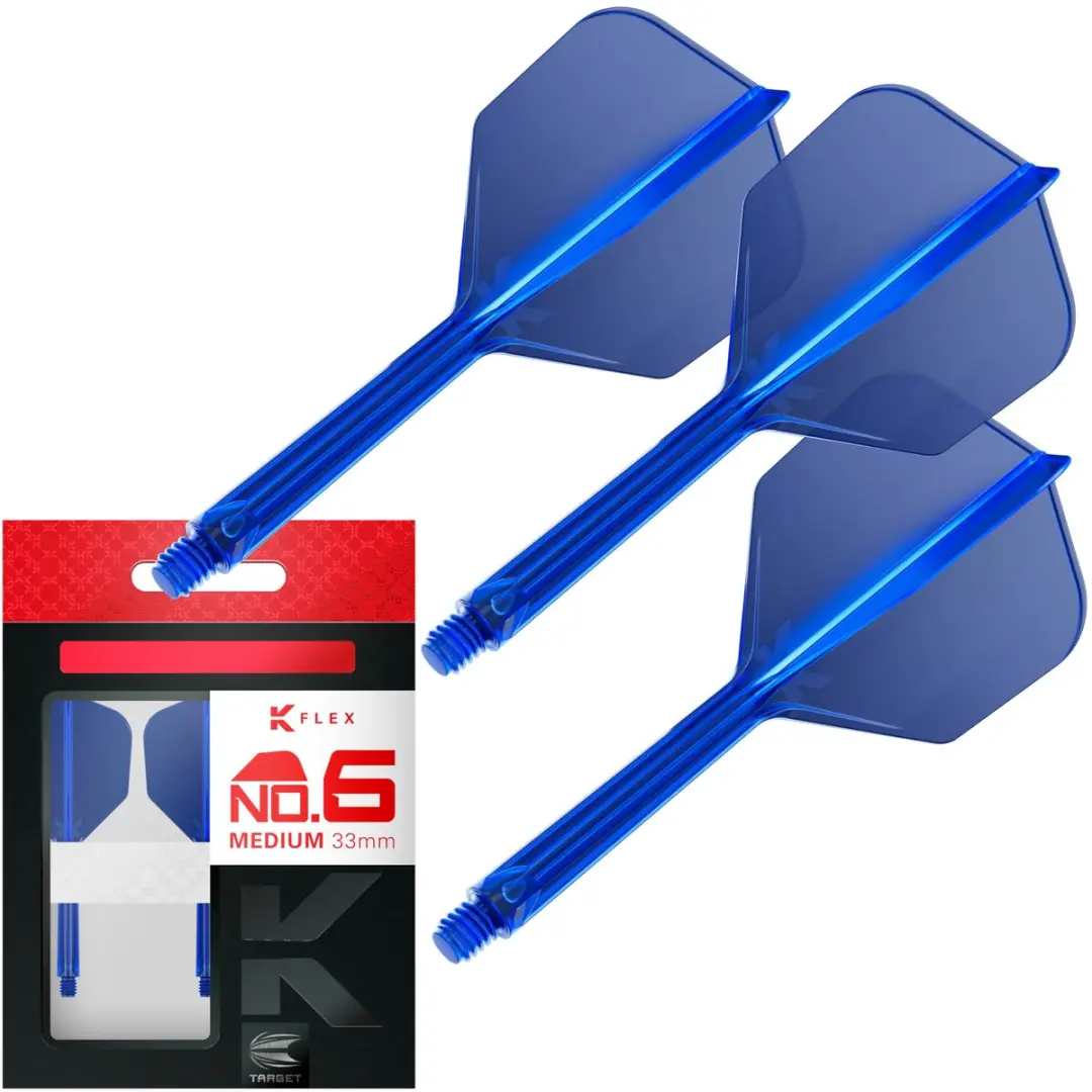 Target K-Flex Blue NO6 Dart Flights