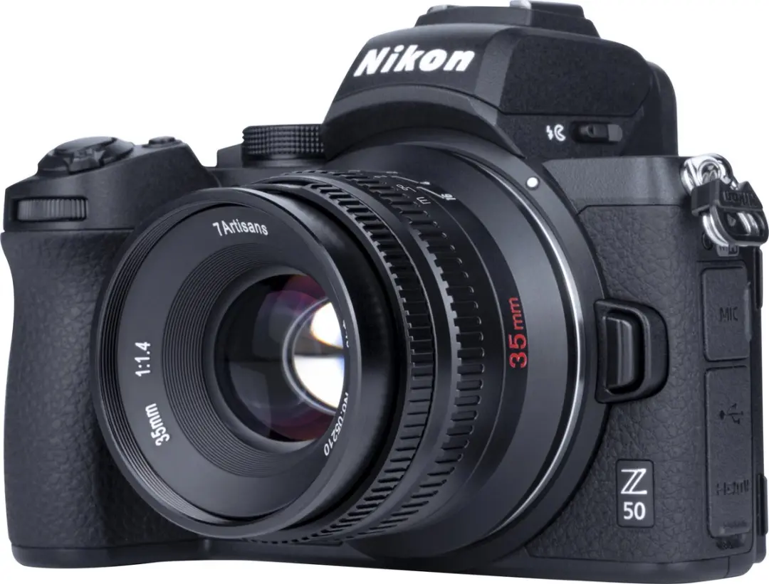 7Artisans 35mm F1.4 Nikon Z Objectief - 49mm Filter