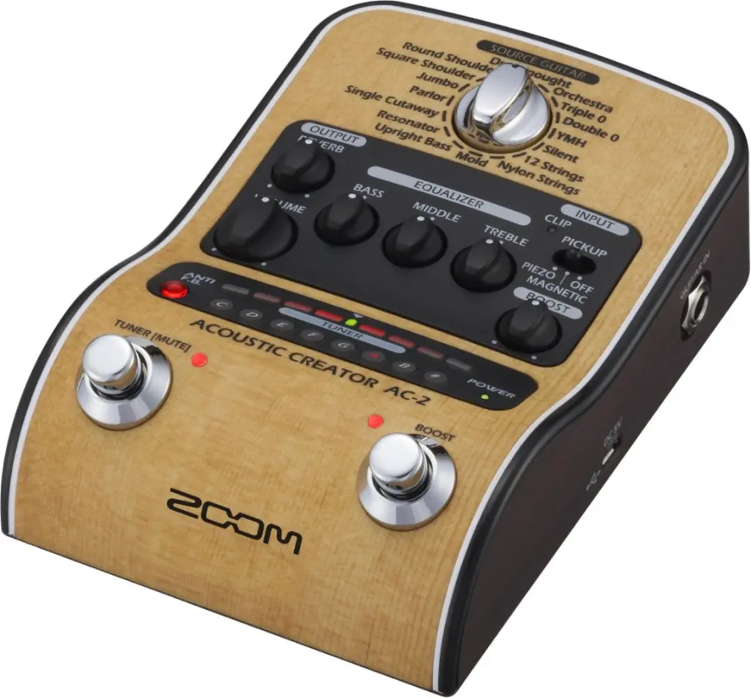 Zoom AC-2 Acoustic Creator Effect-unit - afbeelding 6 van 6
