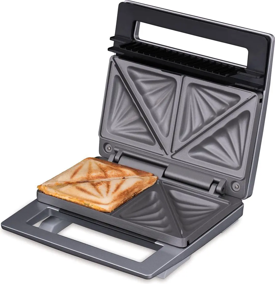 Cloer 6219 Sandwichmaker - 2 Platen - Zilver