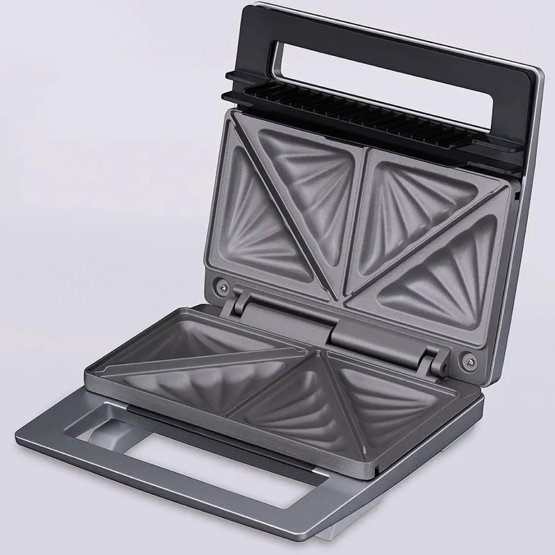 Cloer 6219 Sandwichmaker - 2 Platen - Zilver