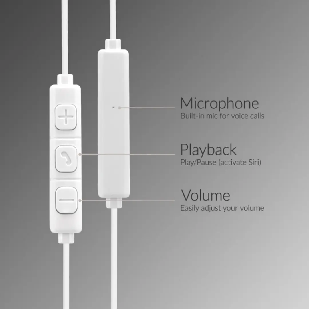Mobilize In-Ear Stereo Headset USB-C - Wit
