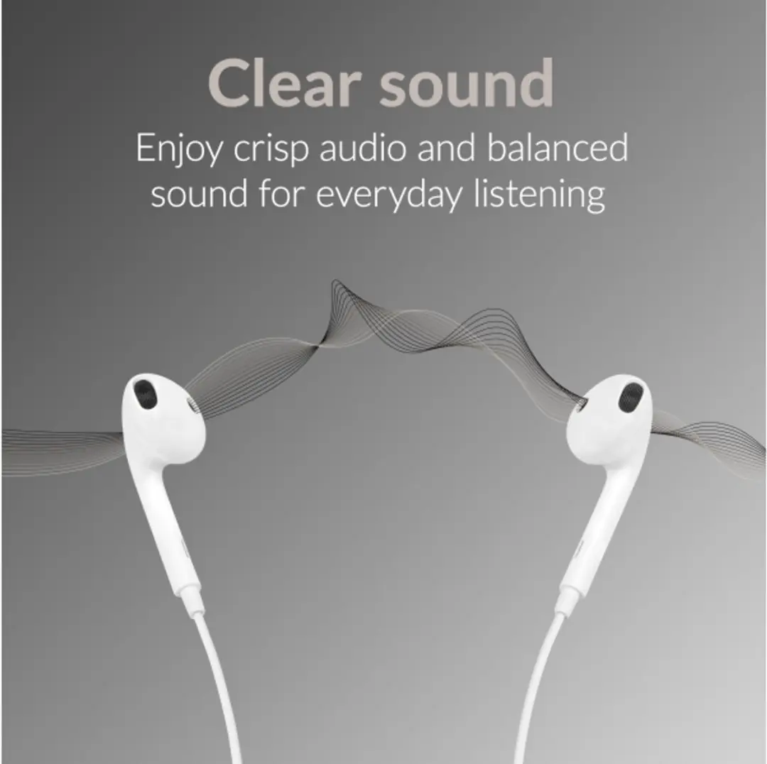 Mobilize In-Ear Stereo Headset USB-C - Wit