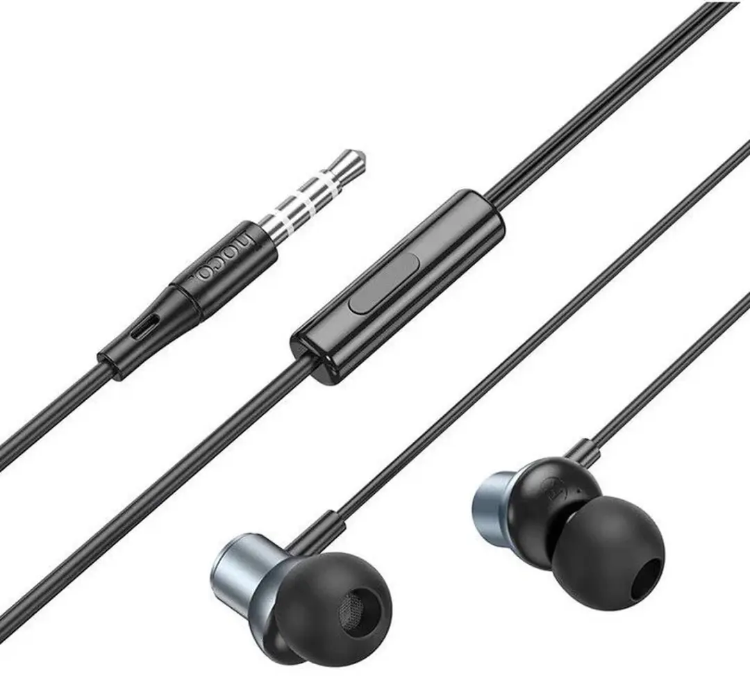 Hoco M110 Bedrade In-Ear Oordopjes - Zwart