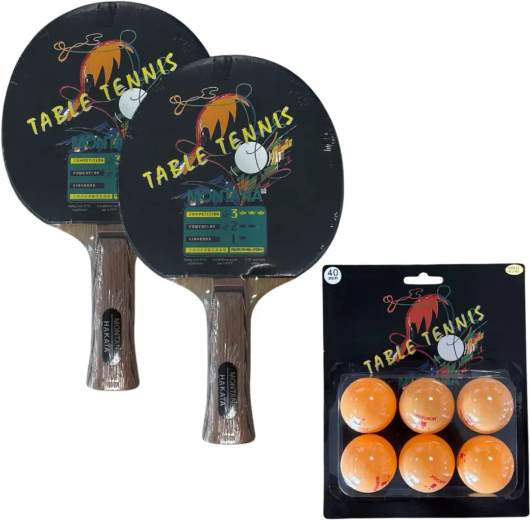 Montana Tafeltennisballen - 6 Stuks Multikleur