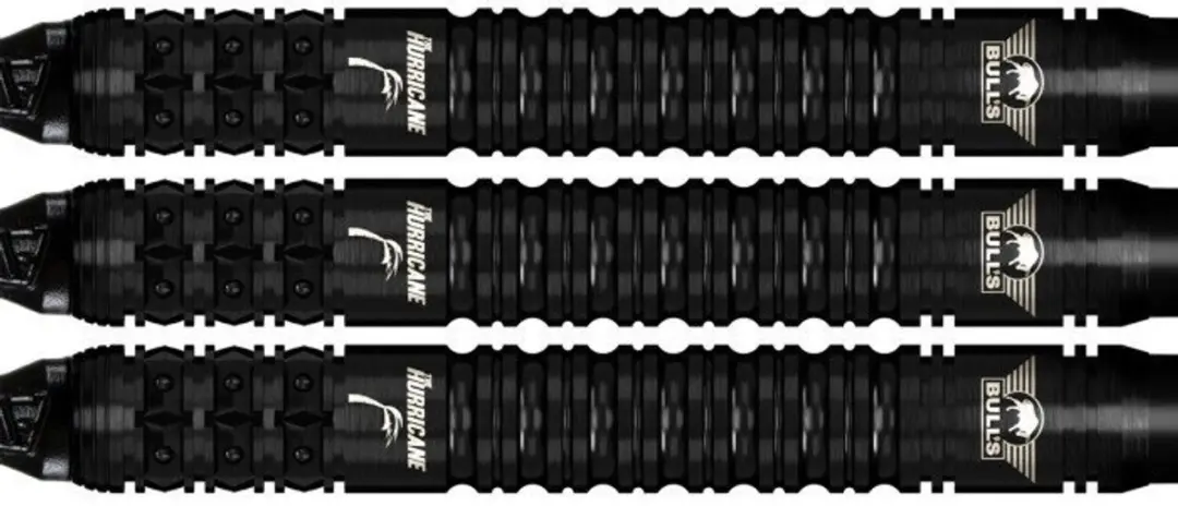 Bull's Kim Huybrechts E2 Full Black Soft Tip Dartpijlen - 3 Stuks