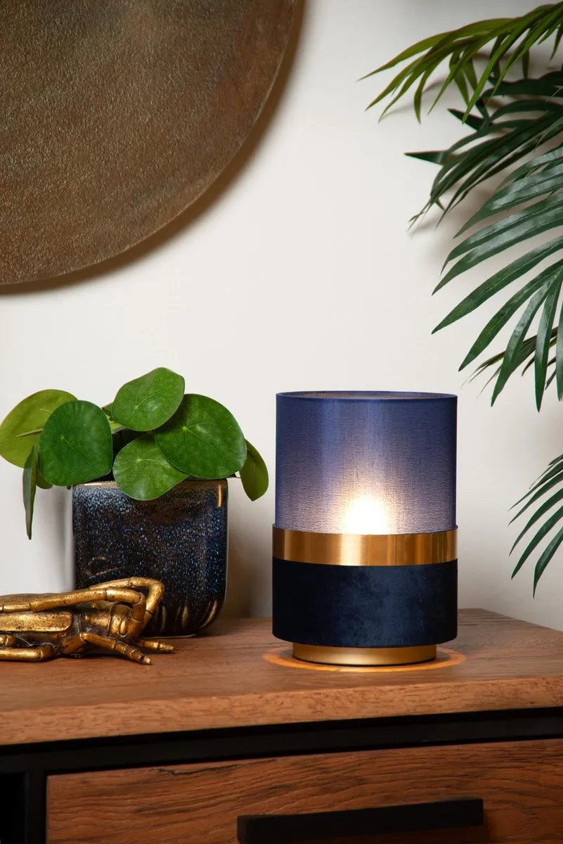 Lucide Extravaganza Tussen Tafellamp Ø15cm - Blauw