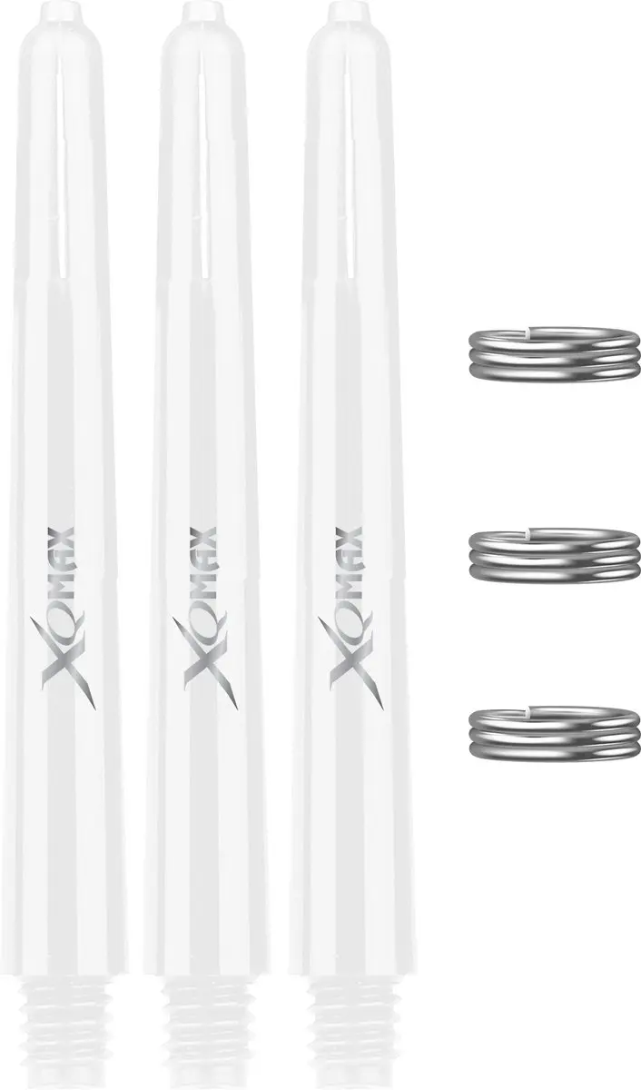 XQMax Dart Shafts Wit41 - 15 Stuks - Wit