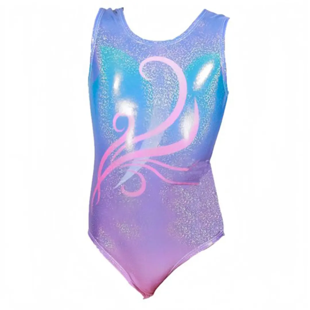 Unicorn Sweet Glow Turnpakje 122-128 - Paars/Roze/Blauw