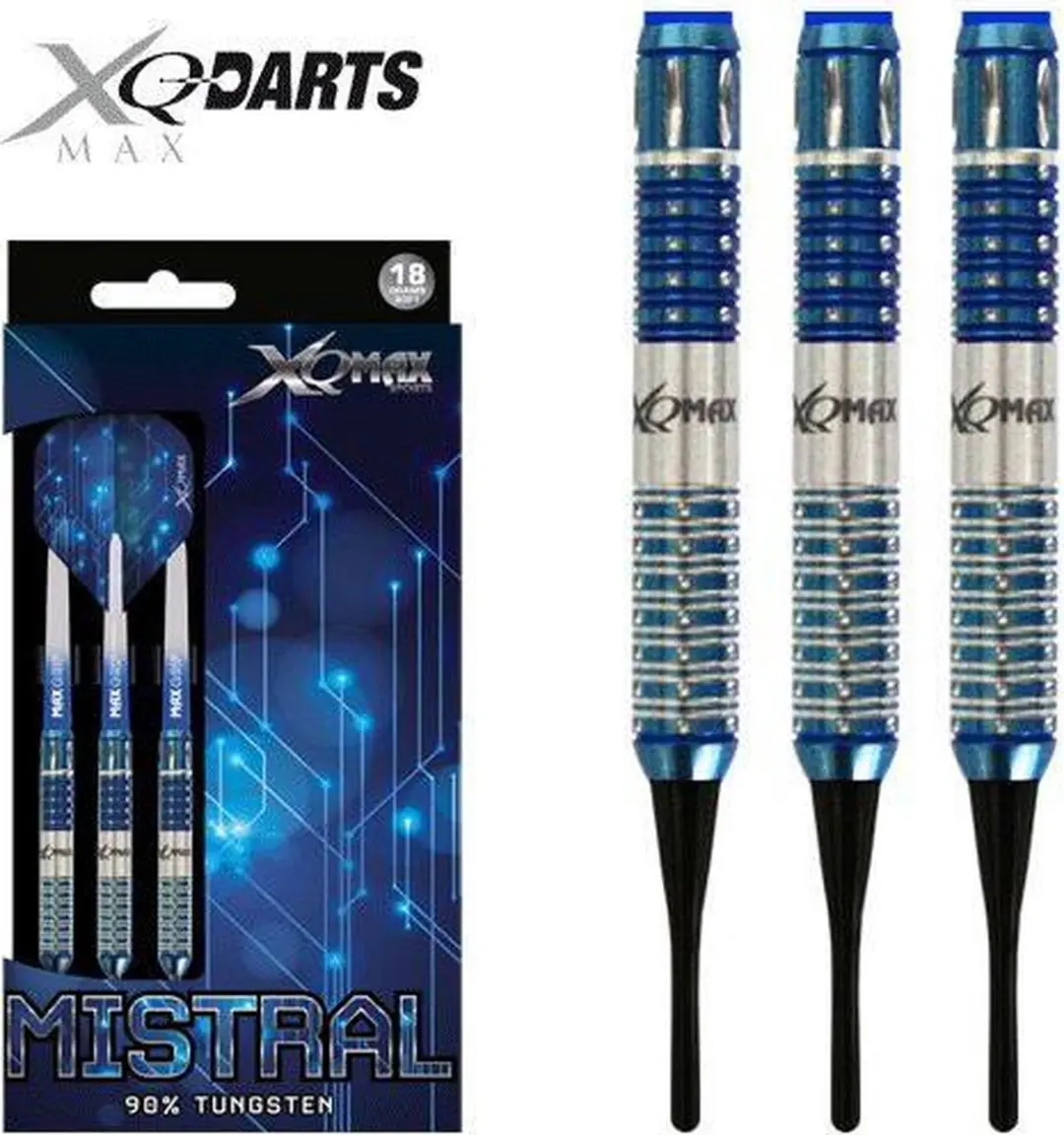 XQMax Mistral 90% Soft Tip - 18g - 3 Stuks - Zilver