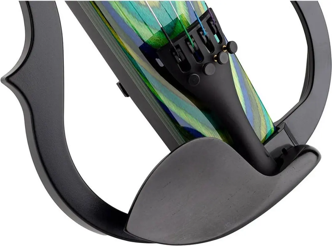 Leonardo EV-40-GN Elektrische Viool - Groen - Compleet met strijkstok en accessoires